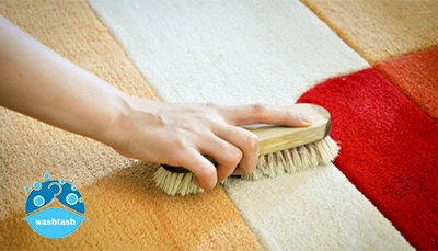 پاک کردن لکه از روی فرش
